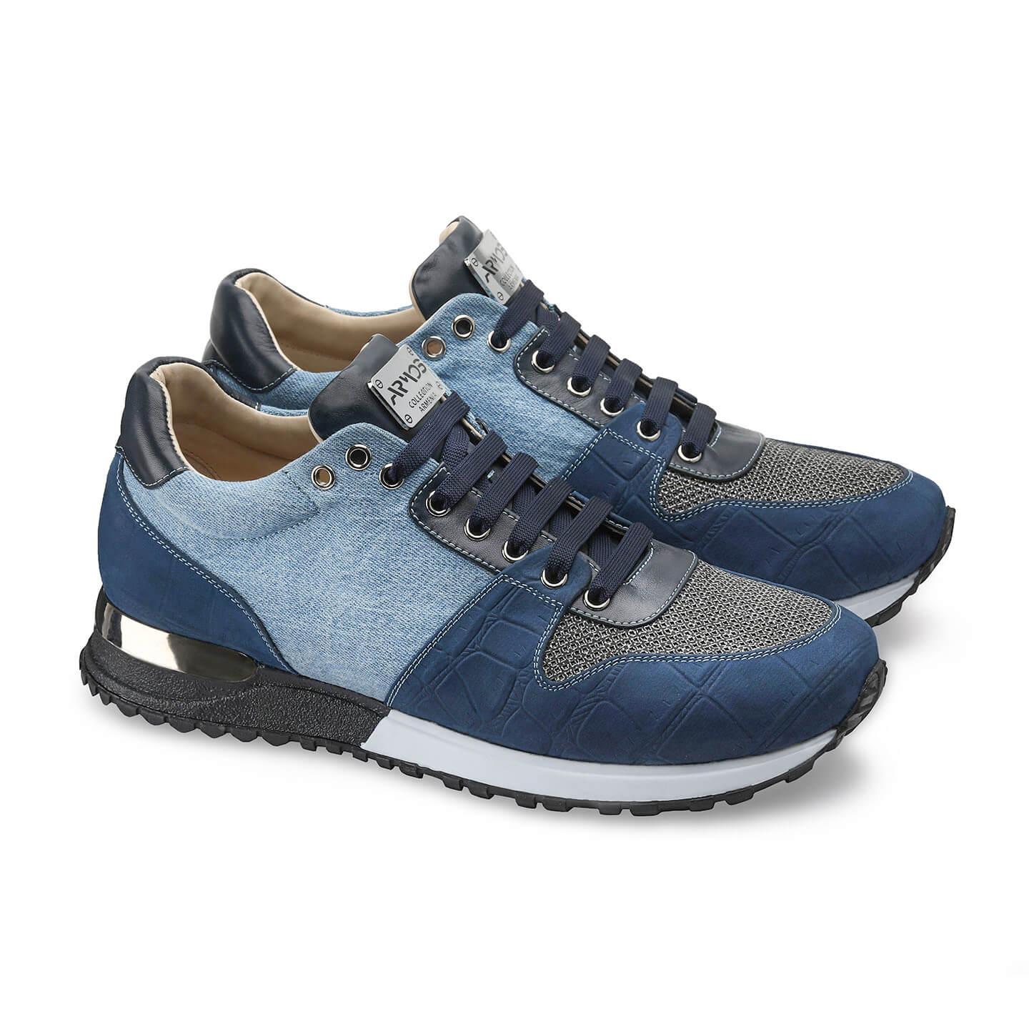 Denim sports shoes