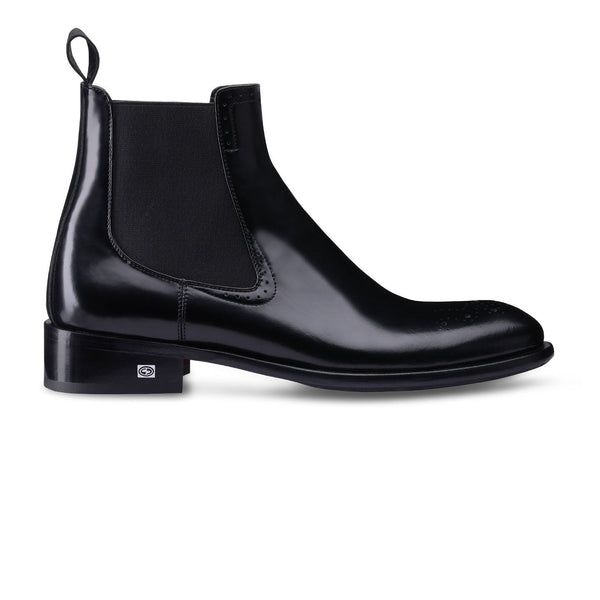 Leather chelsea boots