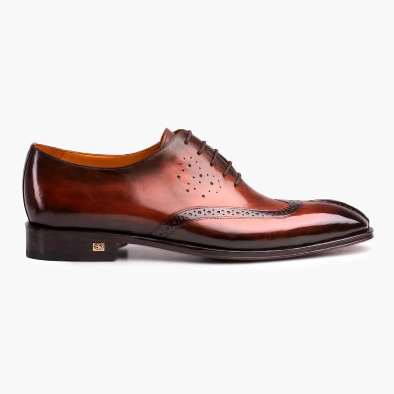 Men's Whiskey Brown Leather Brogues