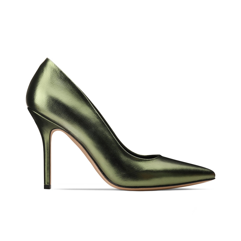 Pearl green pumps shoes