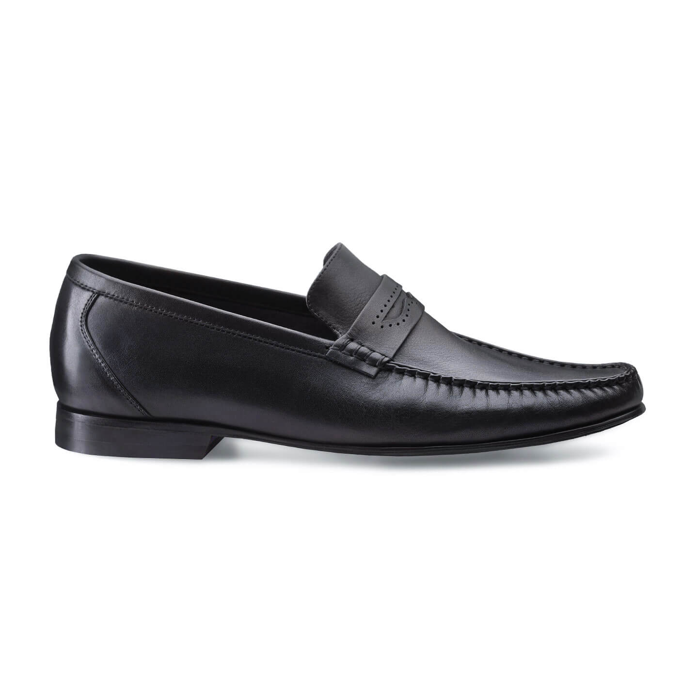 Classic black moccassins