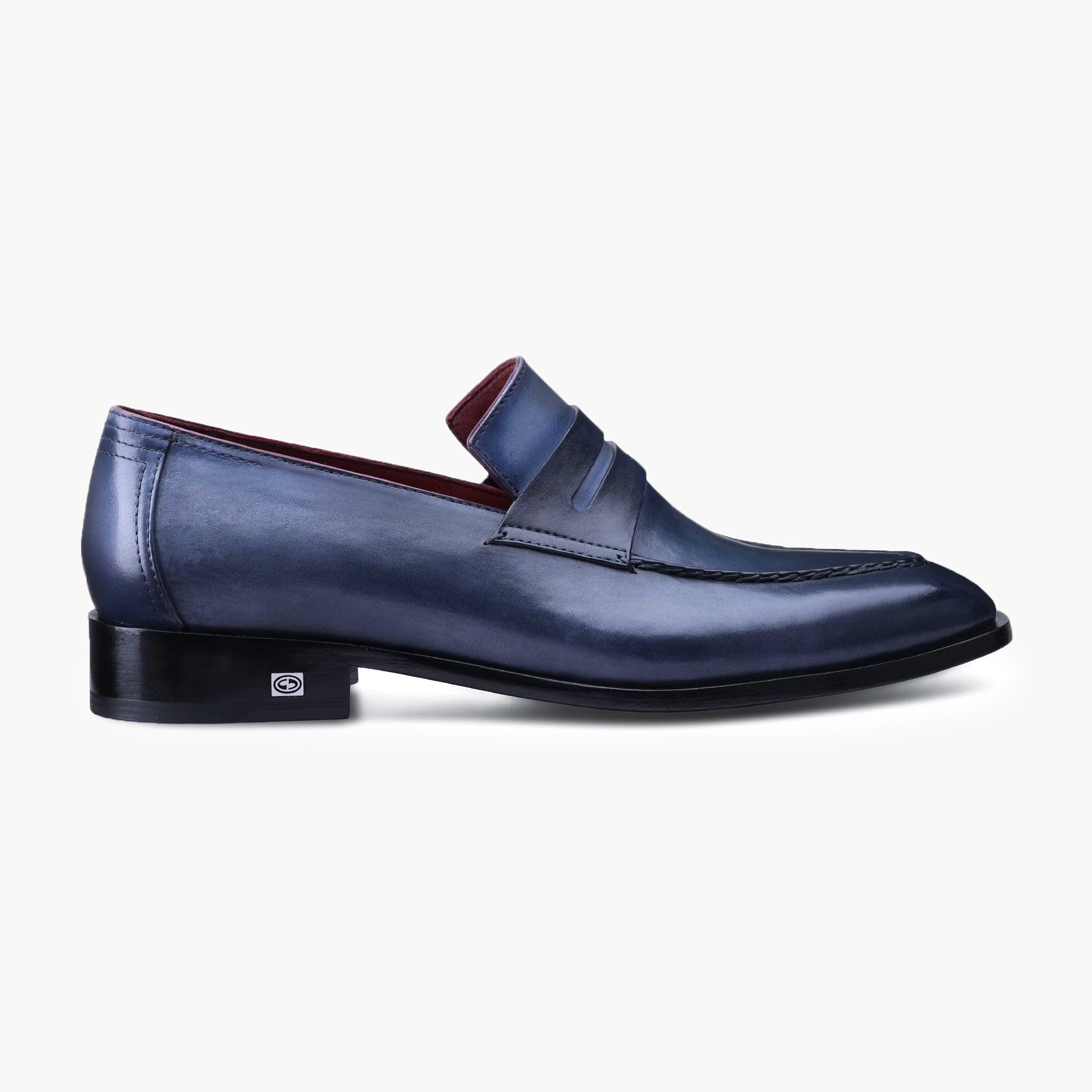 Patinated Penny Loafers