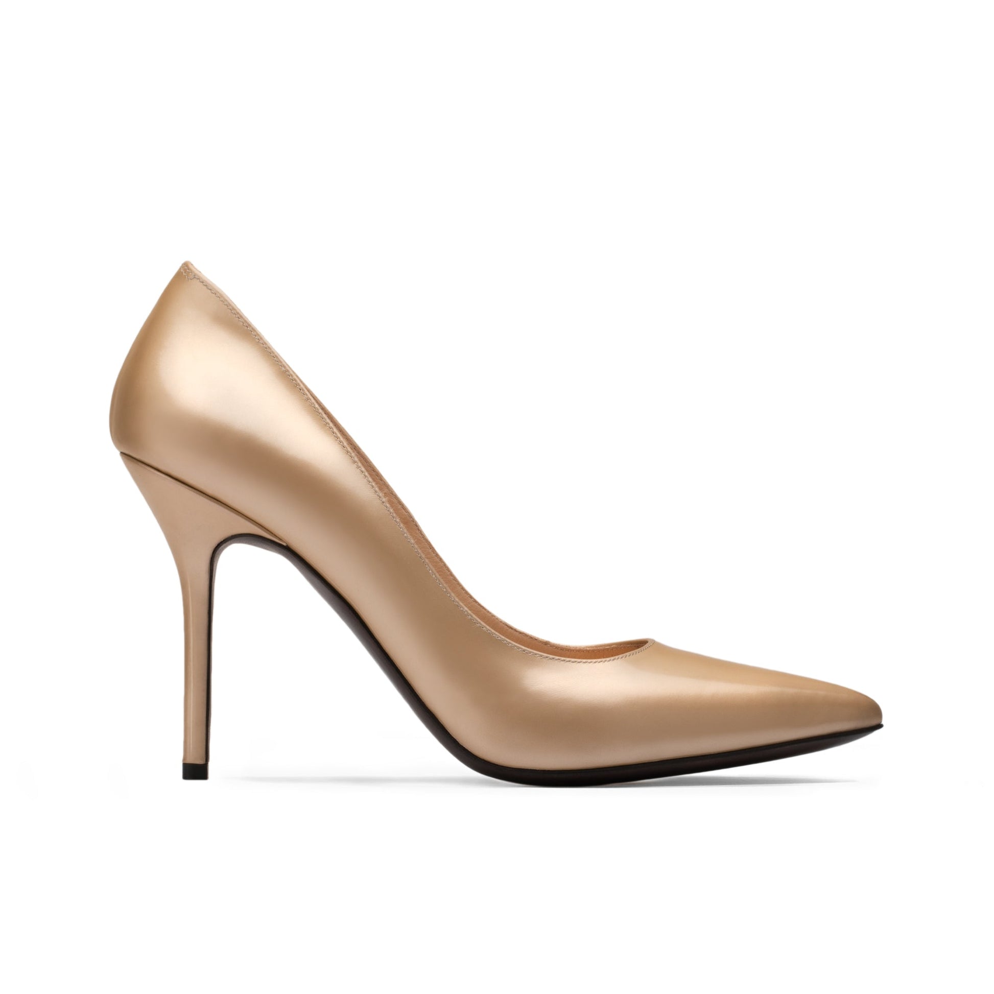 Classic golden pumps