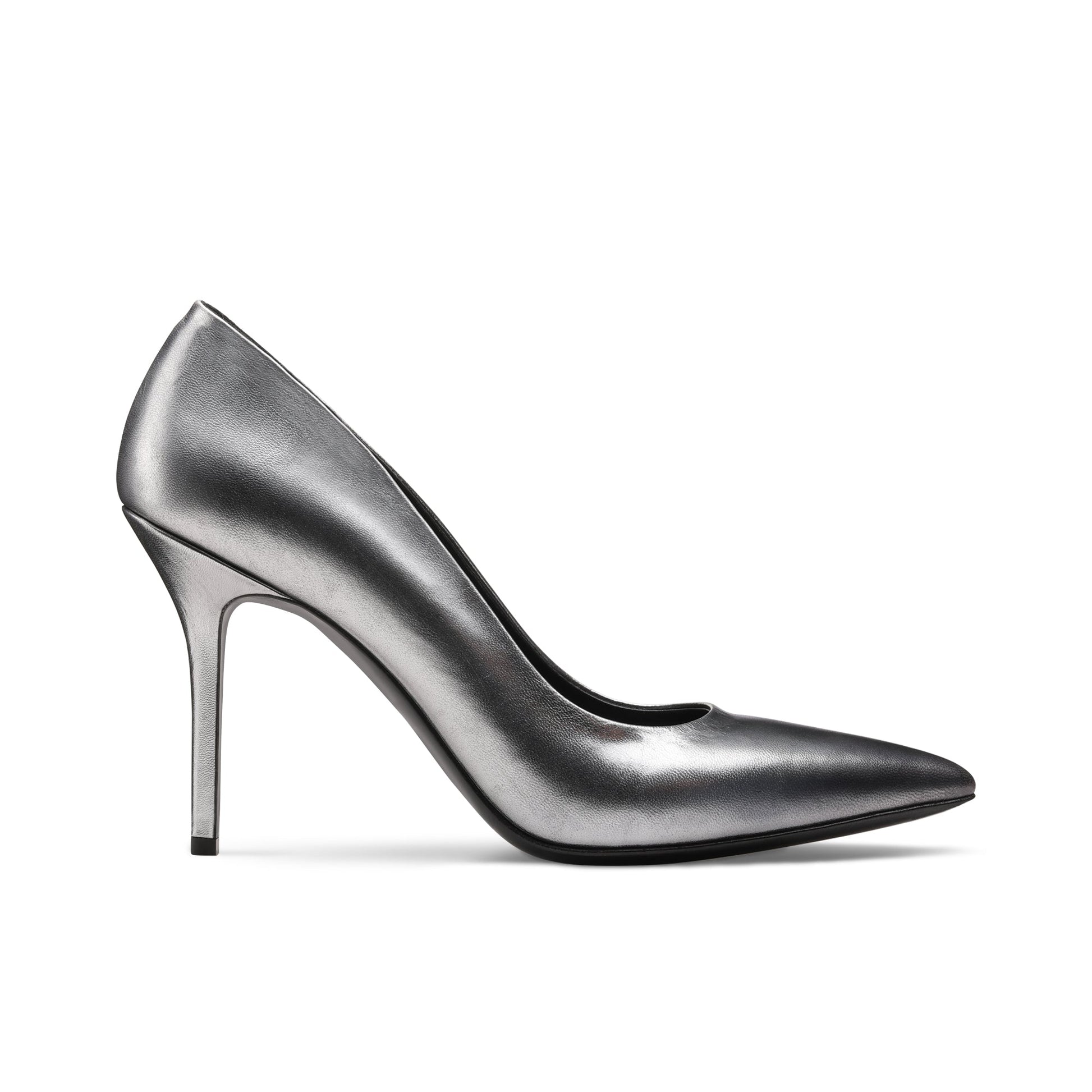 Classic silver pumps shoes