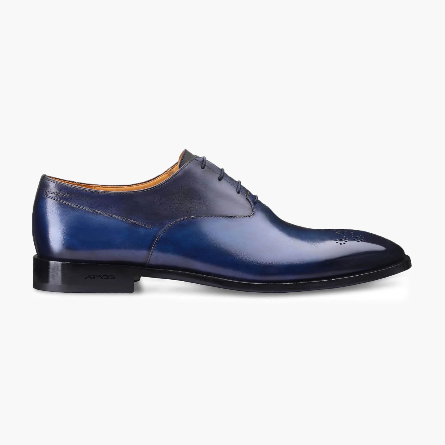 Perforated oxford shoes