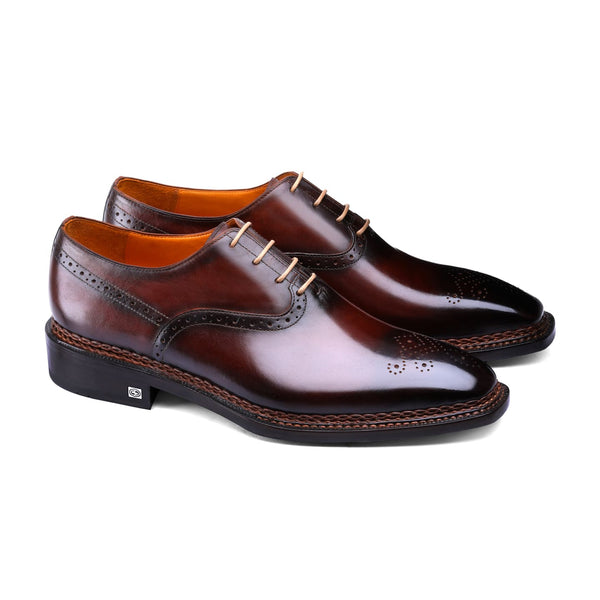 Cognac brown shoes