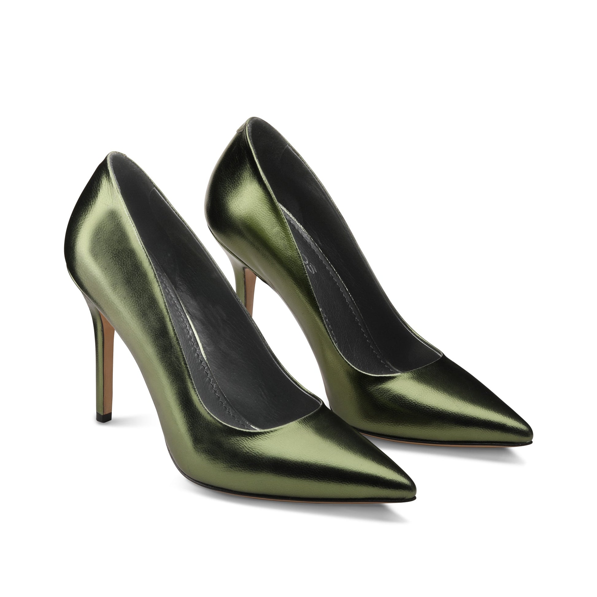 Pearl green pumps shoes