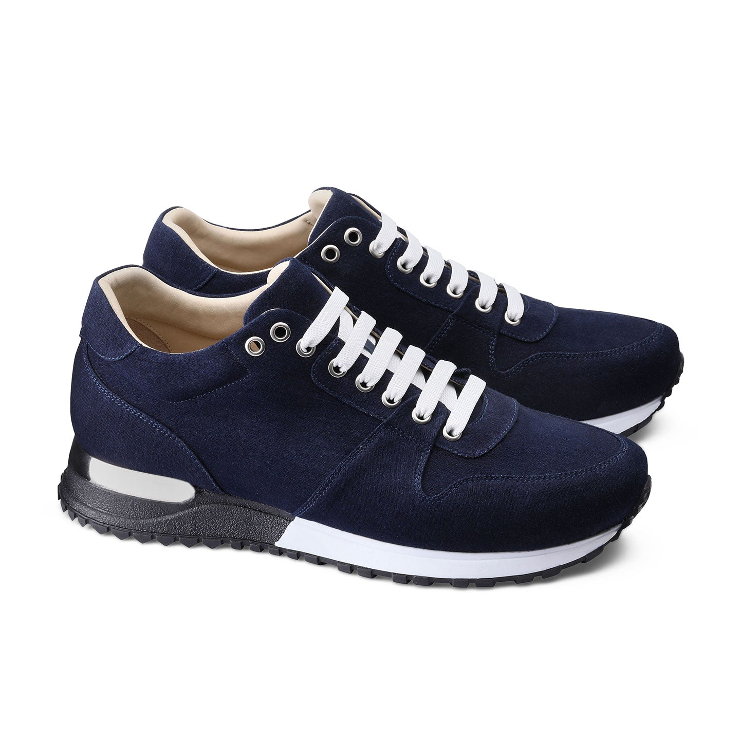 Denim sports shoes