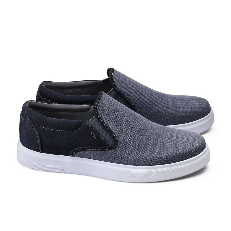 Linen fiber slip-ons