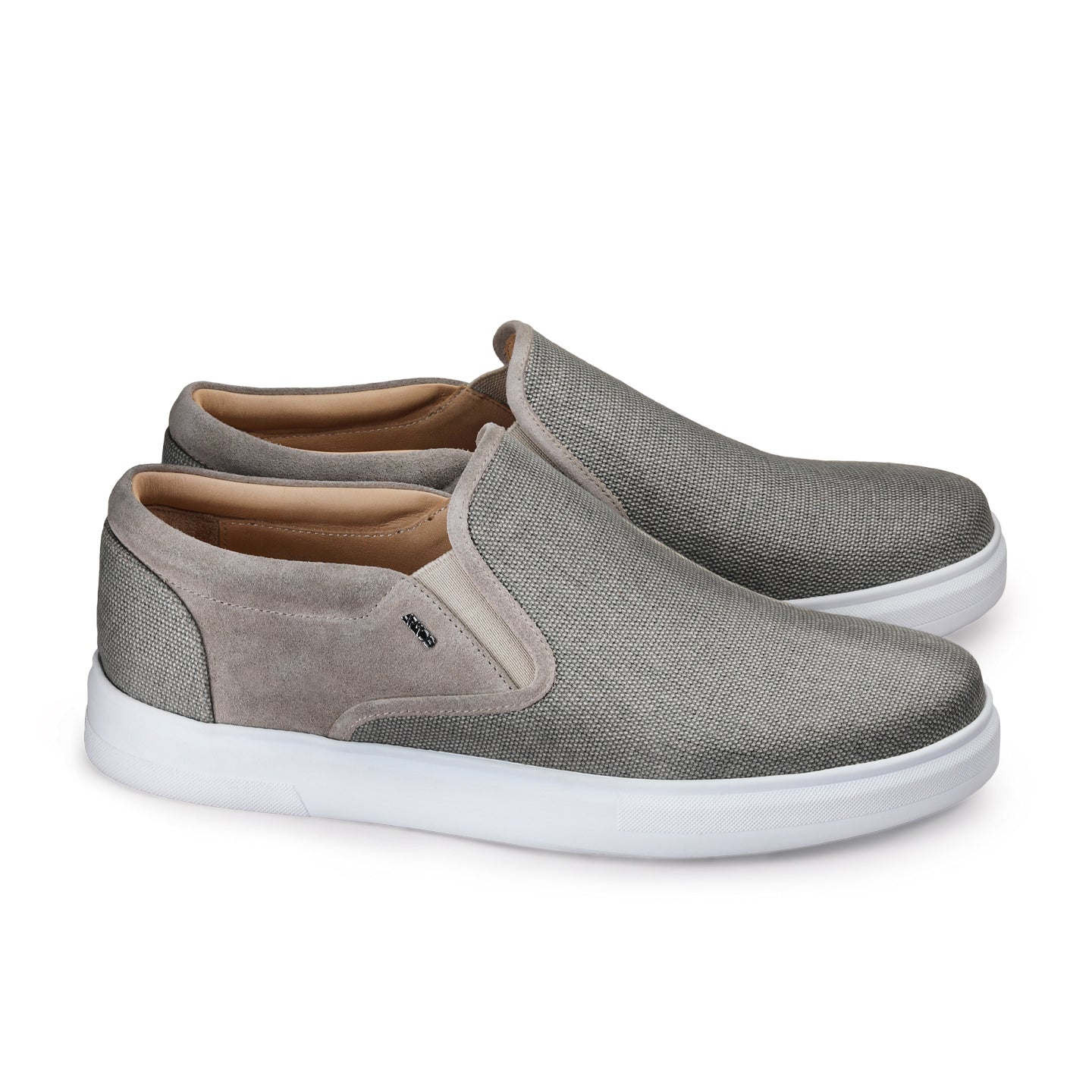 Linen fiber slip-ons