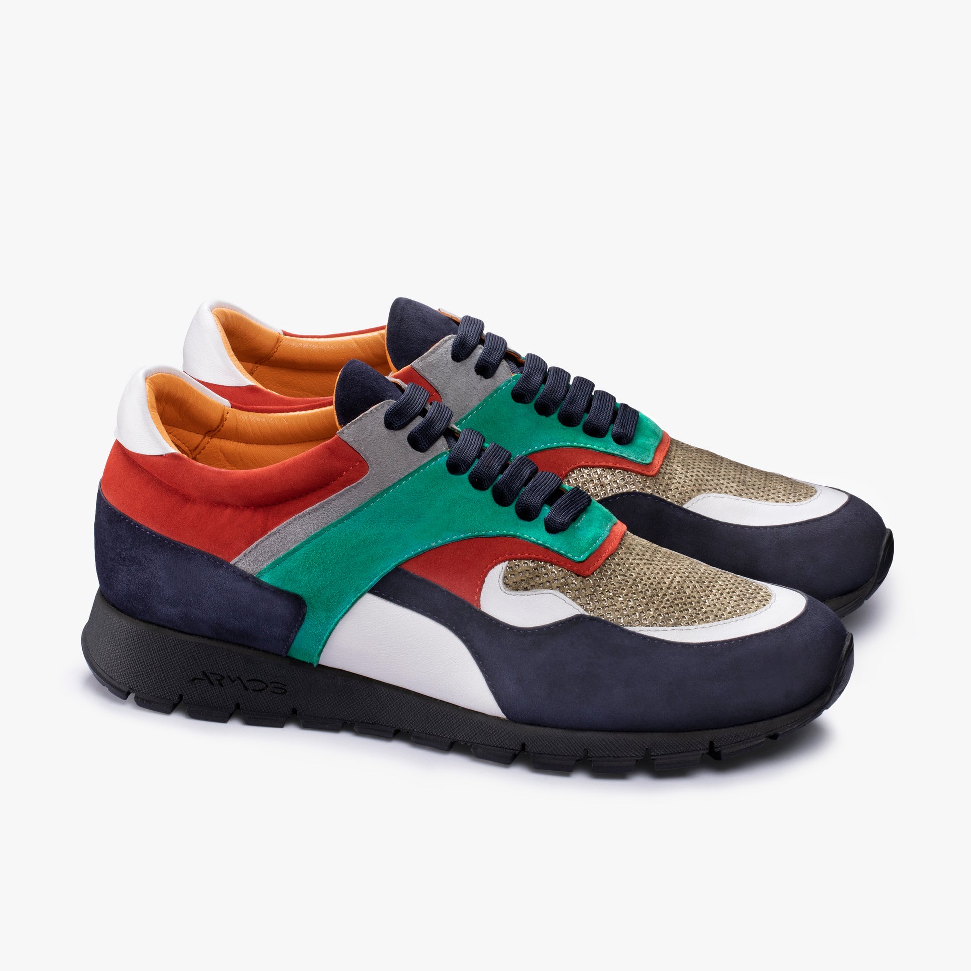 Men's Multi-Color Suede Sneaker