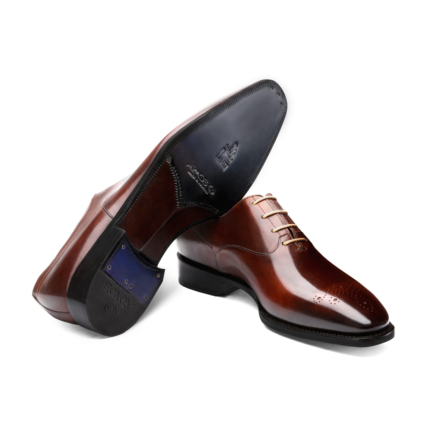 Cognac color shoes