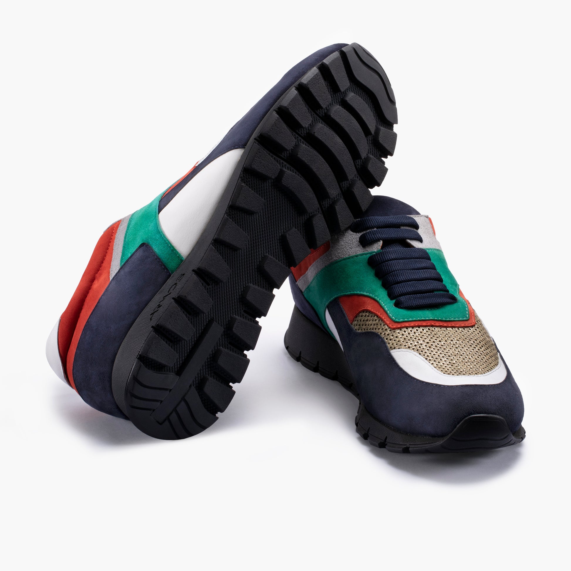 Men's Multi-Color Suede Sneaker