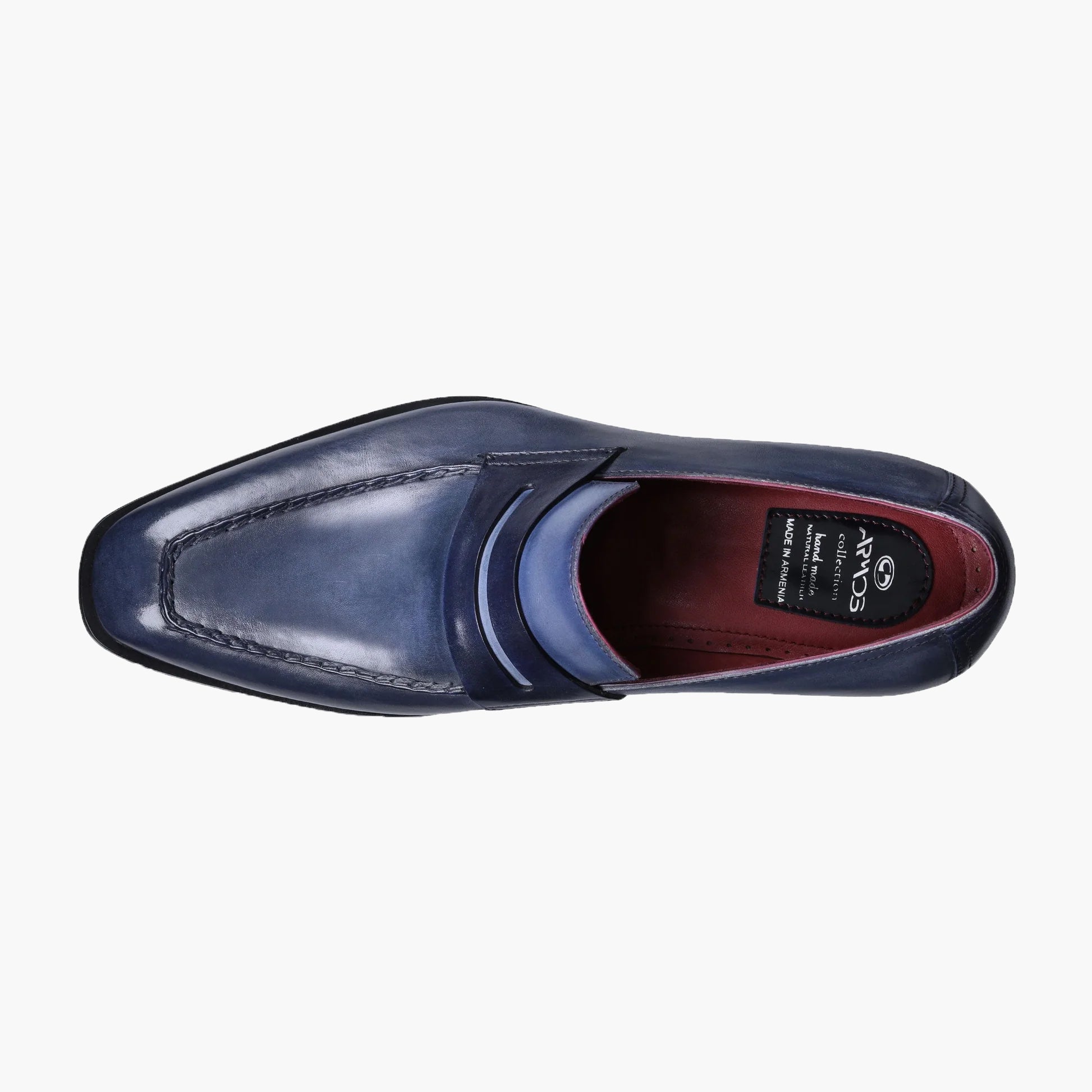 Patinated Penny Loafers