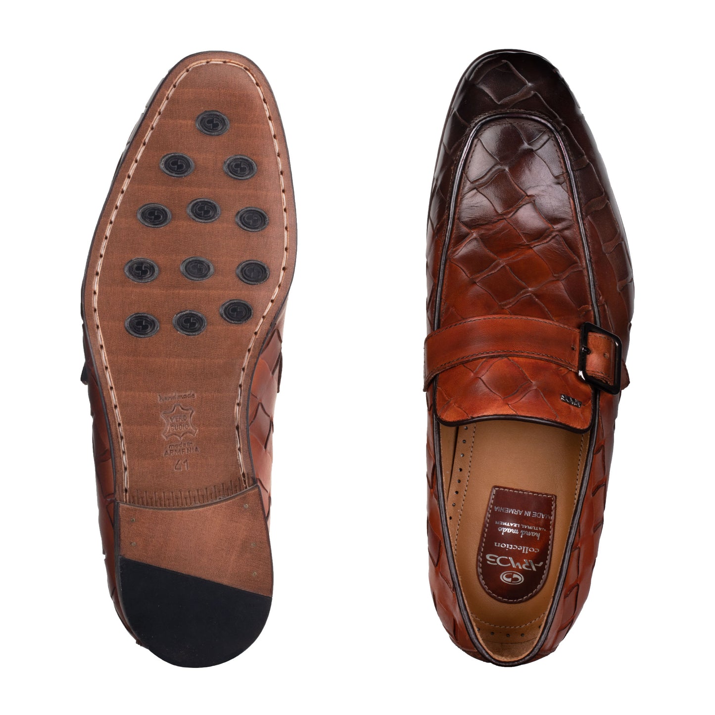 Brown woven monks