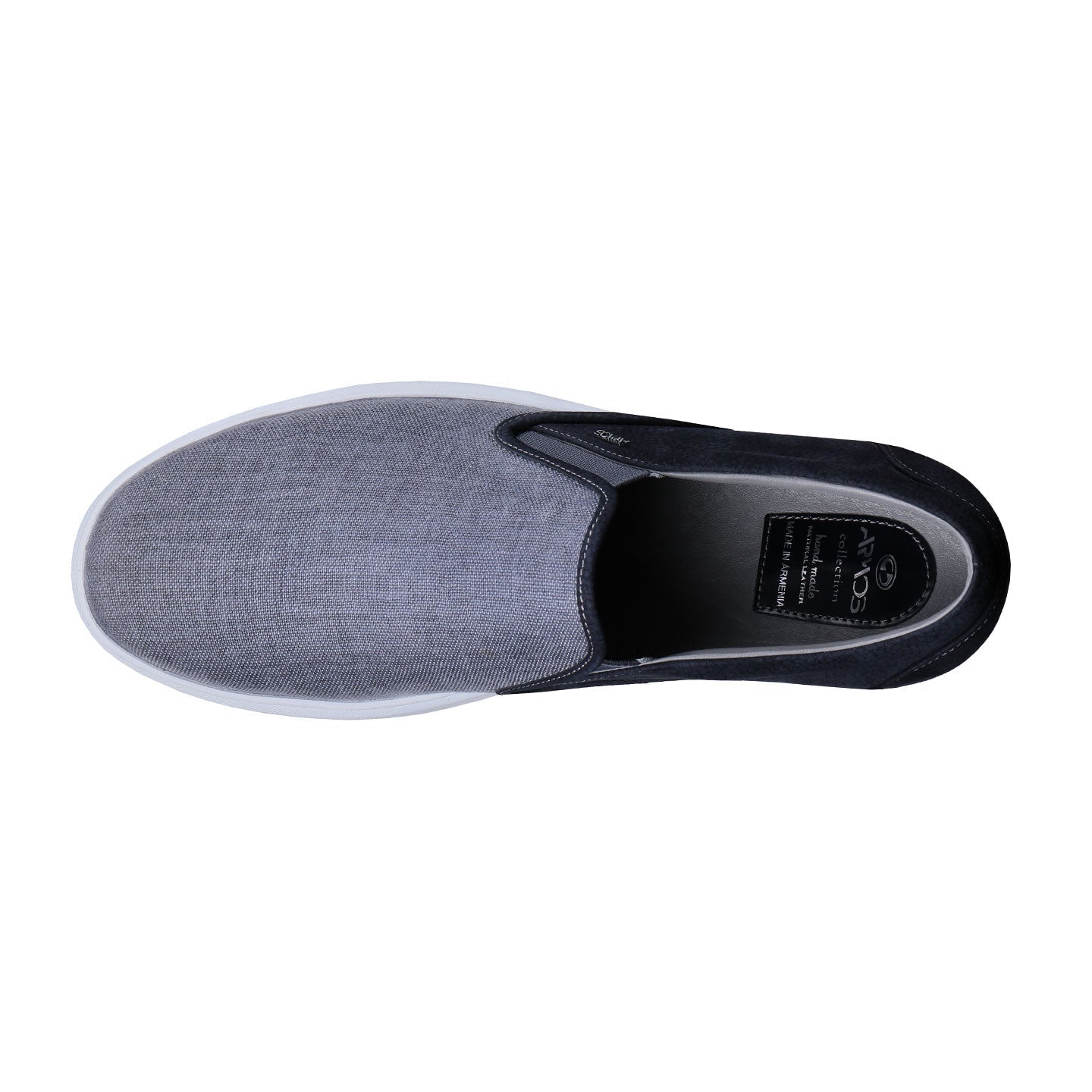 Linen fiber slip-ons