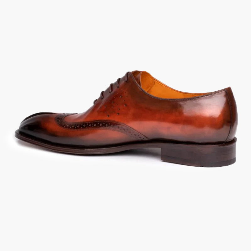 Men's Whiskey Brown Leather Brogues