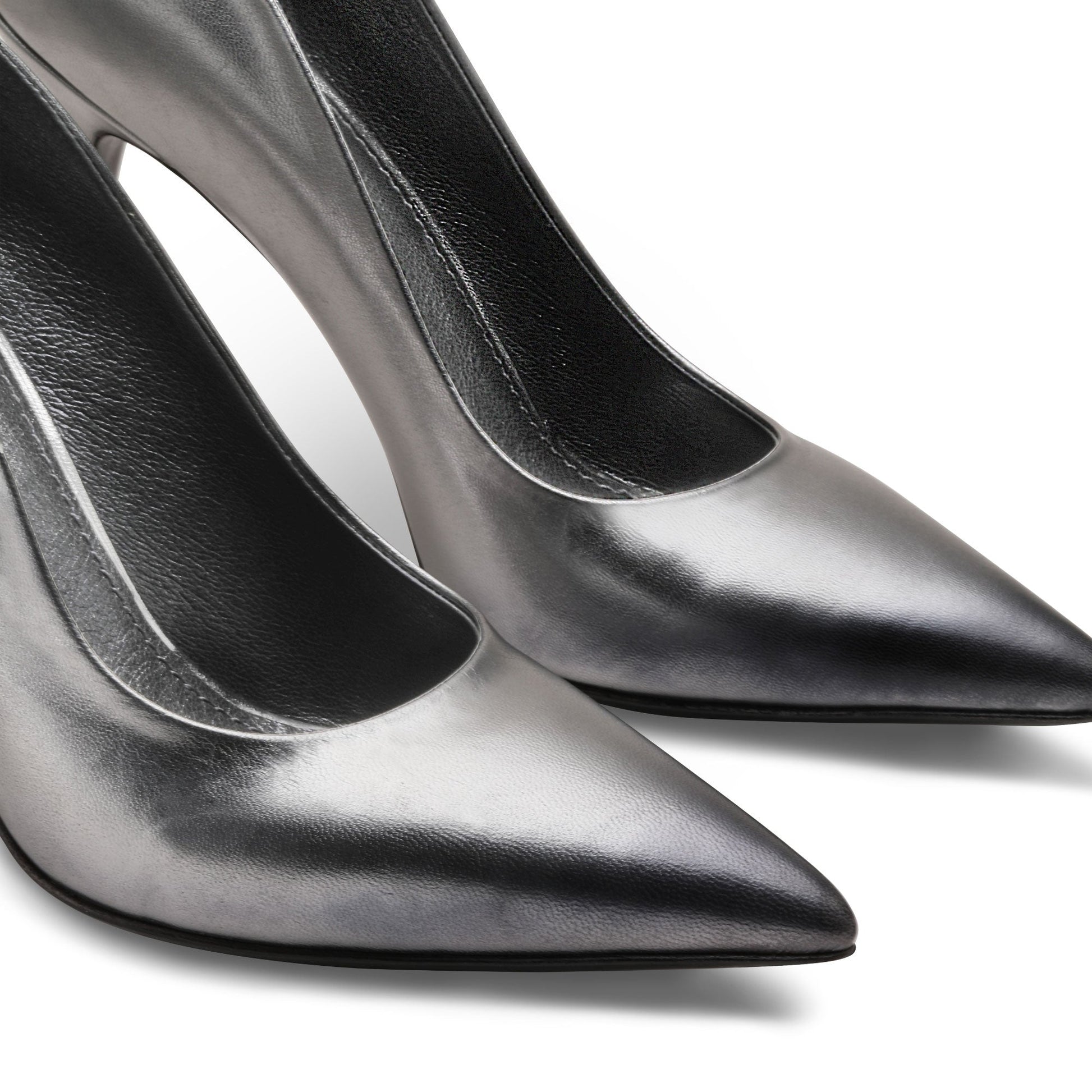 Classic silver pumps shoes