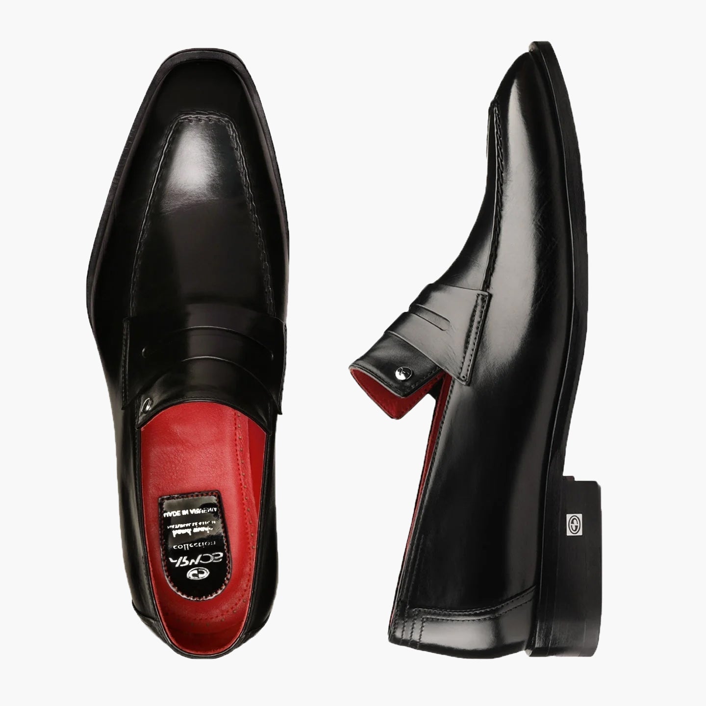 Classic black loafers