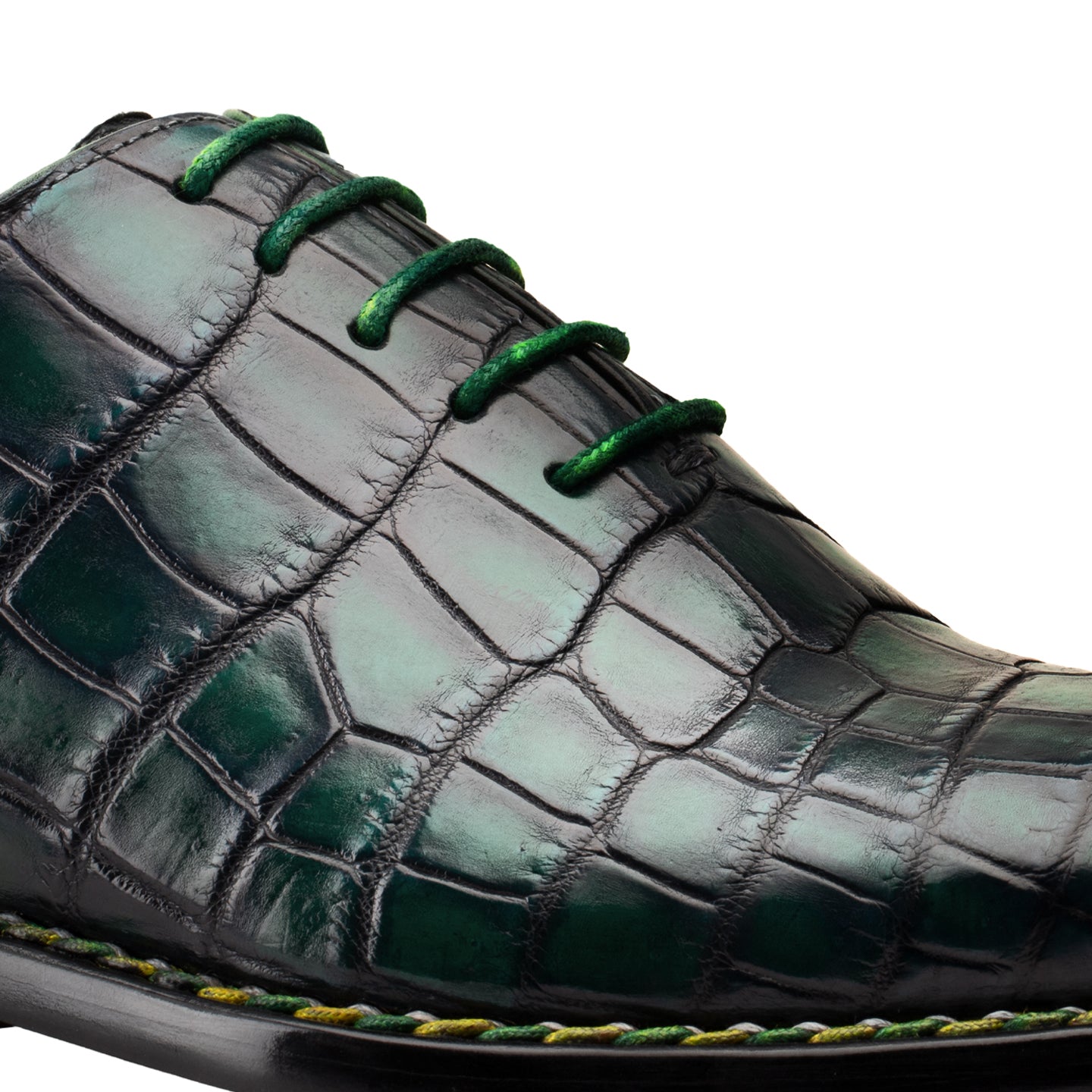 Crocodile leather shoes