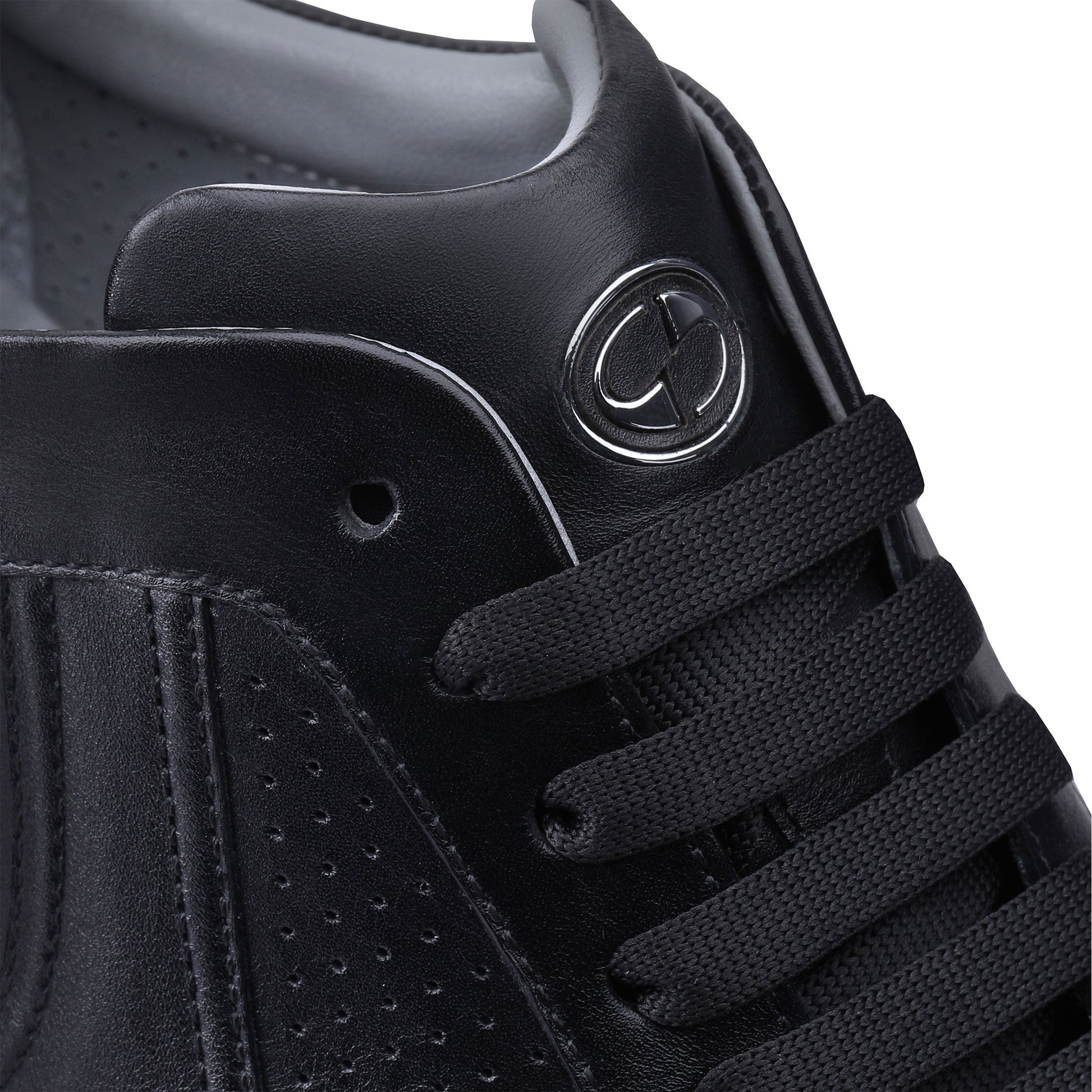 Men's Black Perforated Sneaker