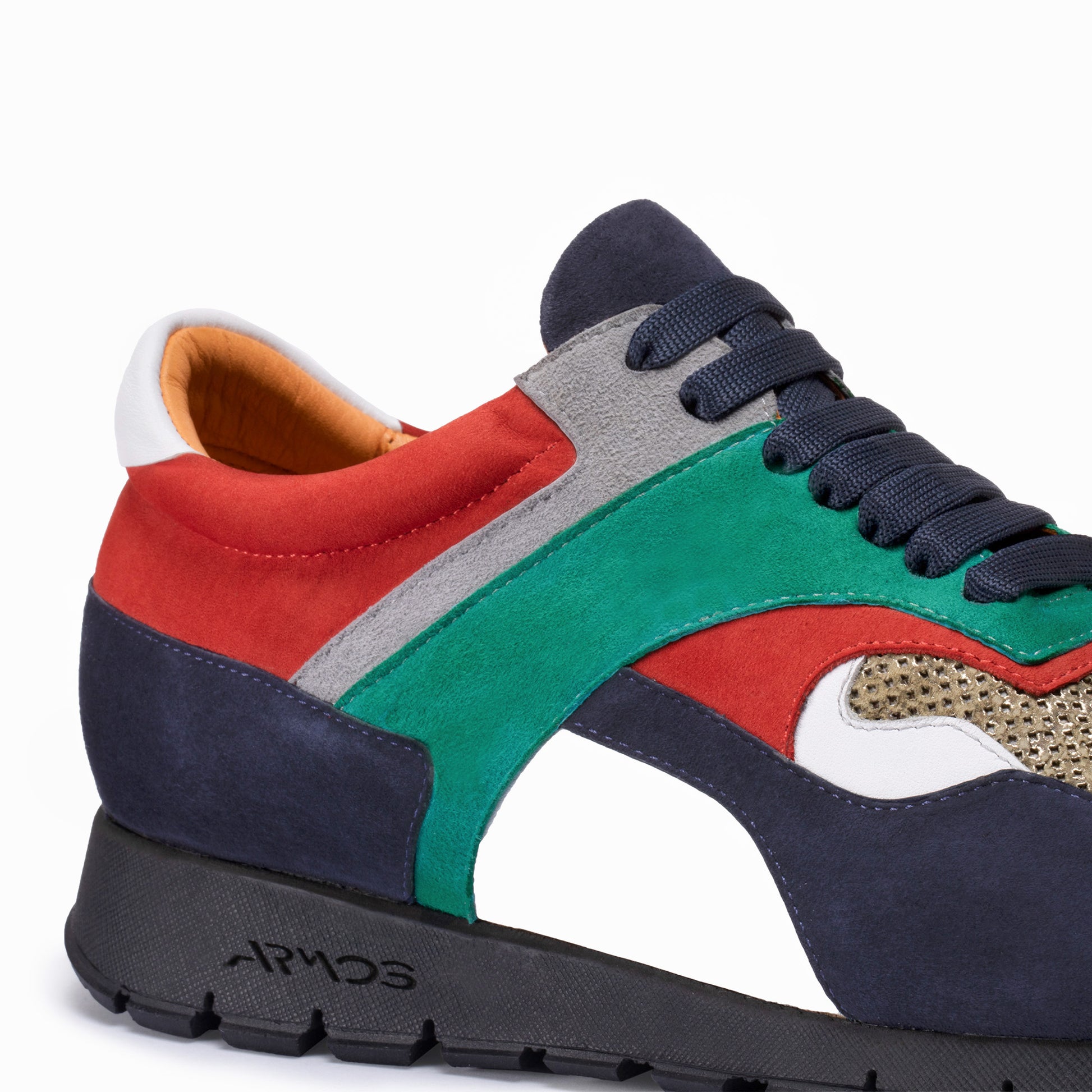 Men's Multi-Color Suede Sneaker