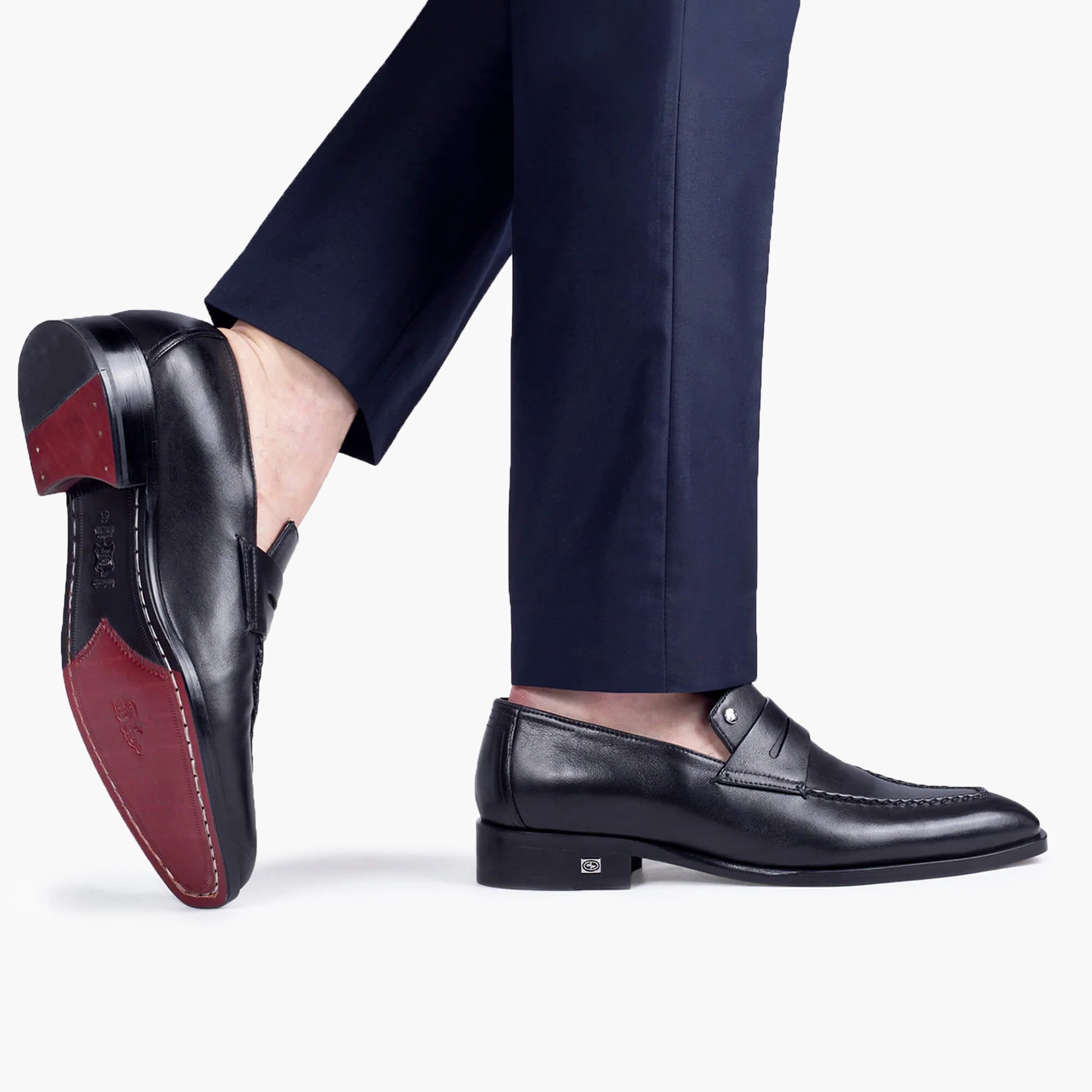 Classic black loafers