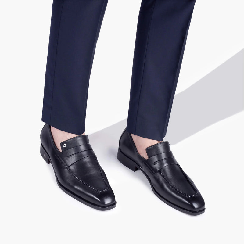 Classic black loafers