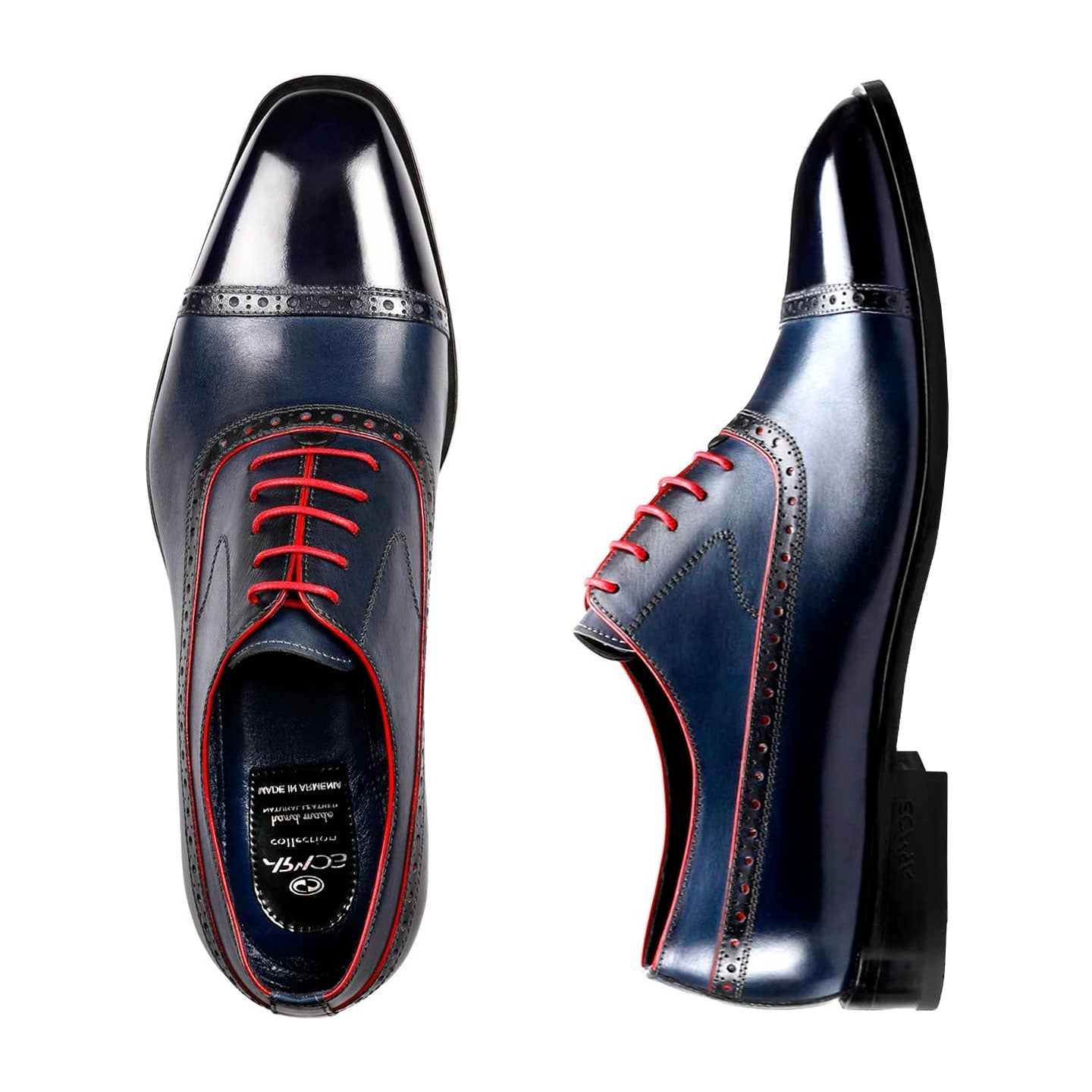 Oxford brogue shoes