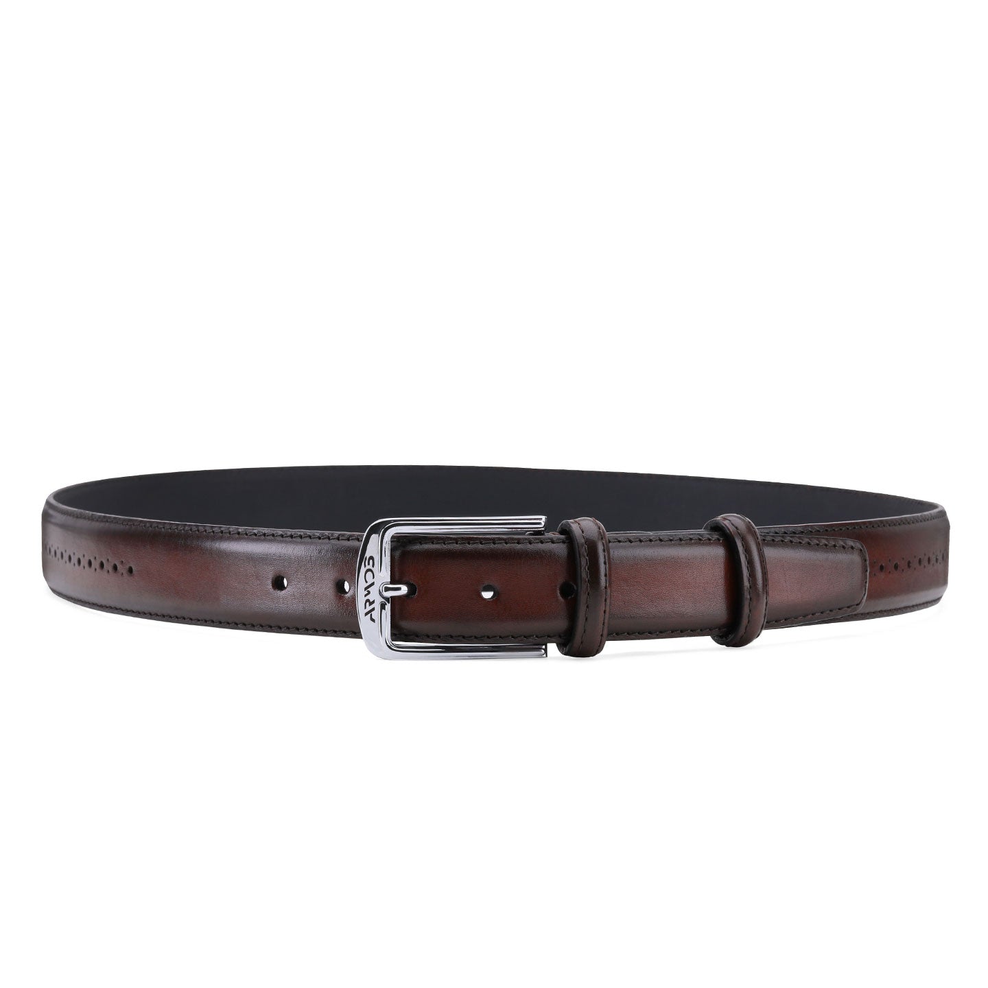 Brown Belt with perforation