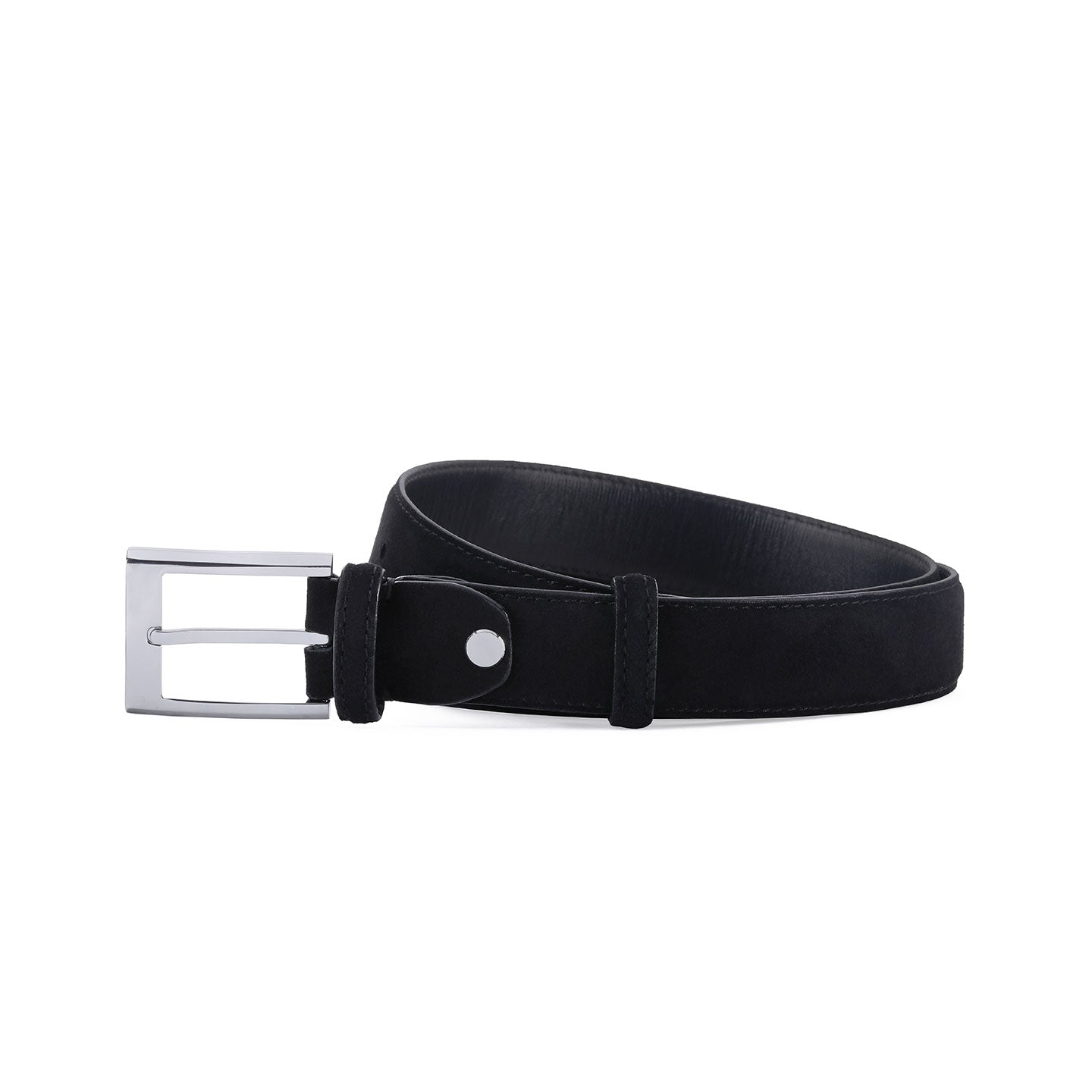 Unique Black Suede Belt