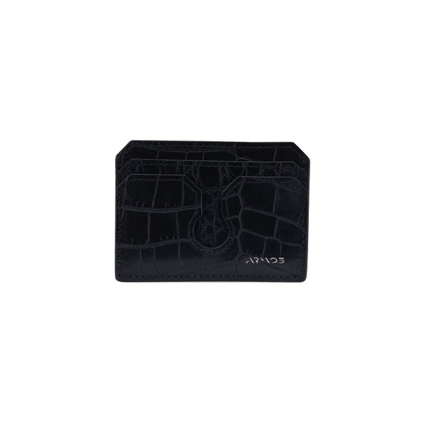 Crocodile print cardholder