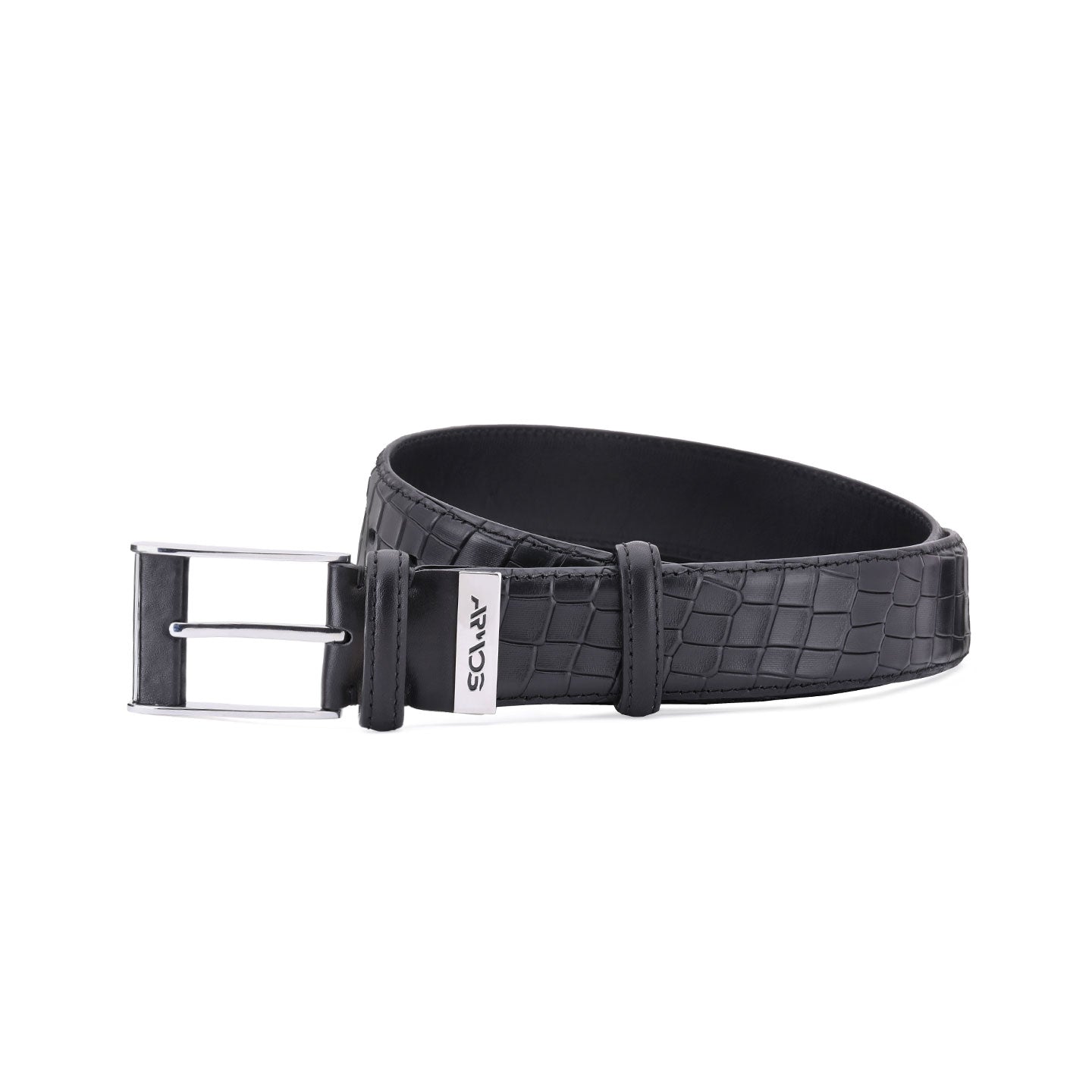 Braided Patinated Black Belt