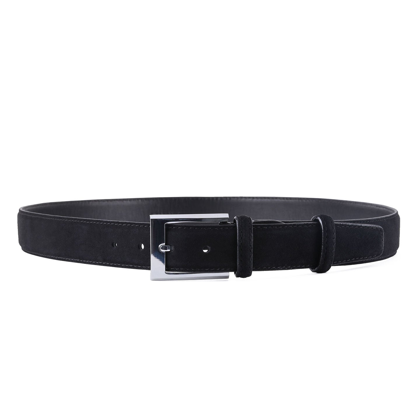 Unique Black Suede Belt