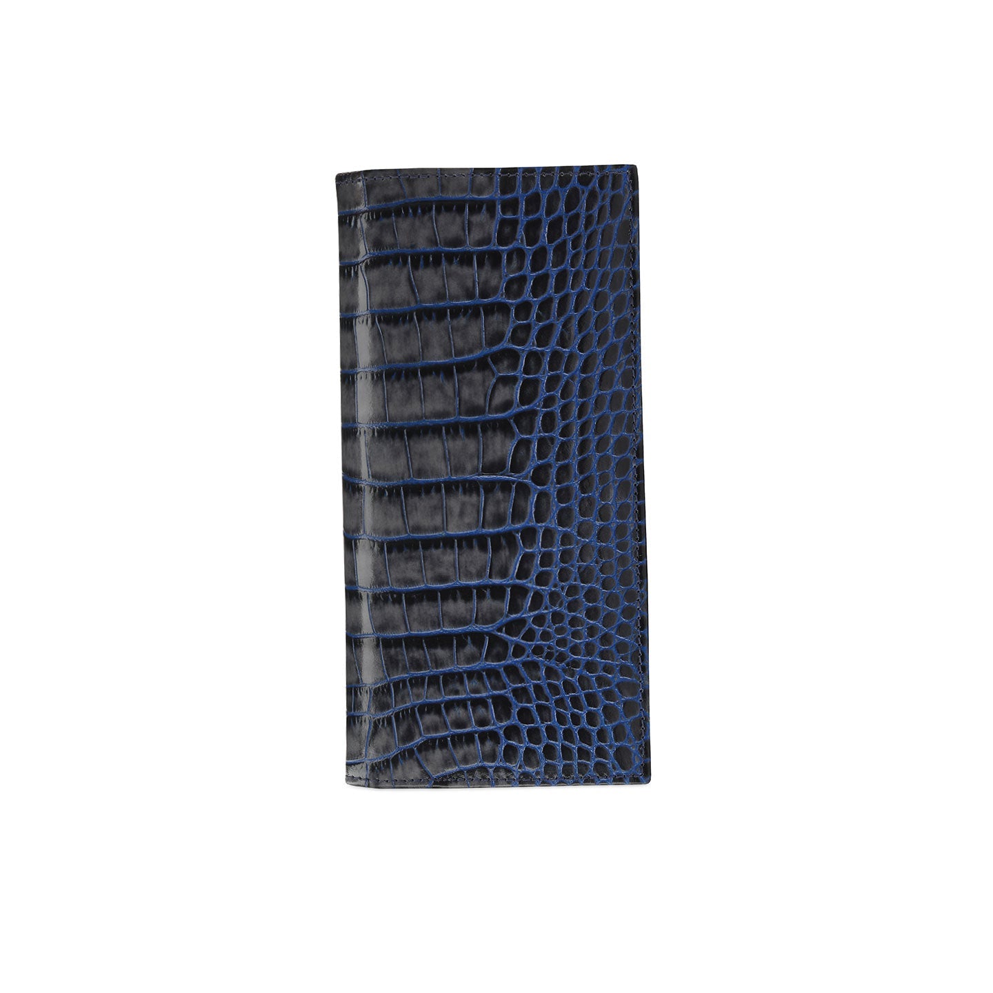 Inc color croc-printed wallet