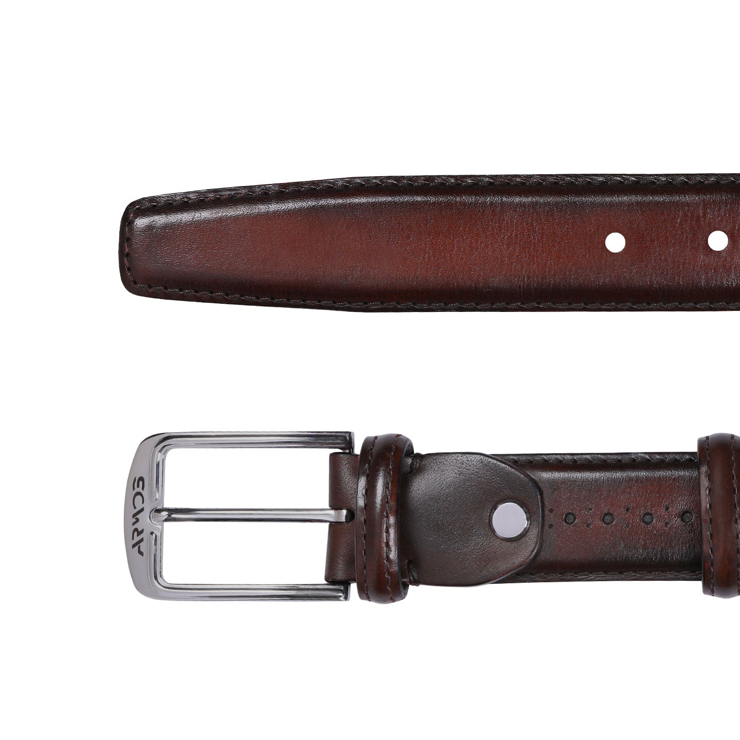 Brown Belt with perforation