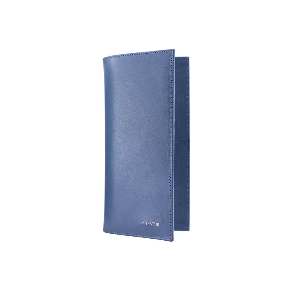 Blue leather wallet