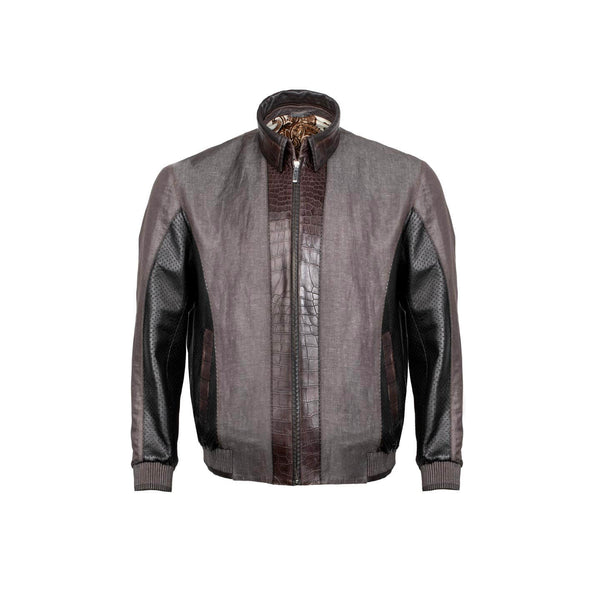 Exotic leather jacket