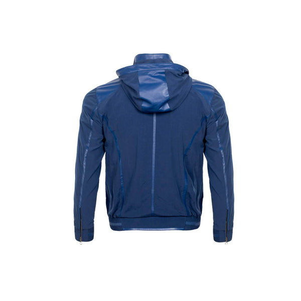 Blue waterproof jacket